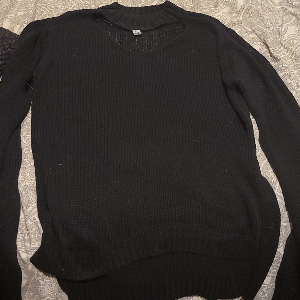 Design Lab Black Sweater